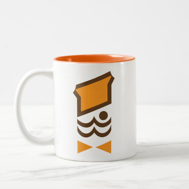 Caneca De Café Em Dois Tons Senhor Rosquinha (Esquerda)