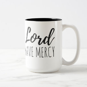 Caneca De Café Em Dois Tons Senhor Ter Compaixão