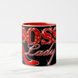 Caneca De Café Em Dois Tons Senhora Chefe