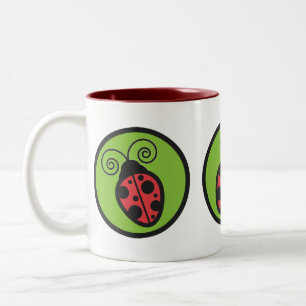 Caneca De Café Em Dois Tons Senhora Desinsetar