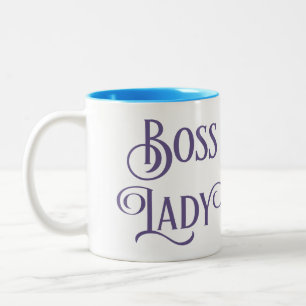 Caneca De Café Em Dois Tons Senhora do chefe