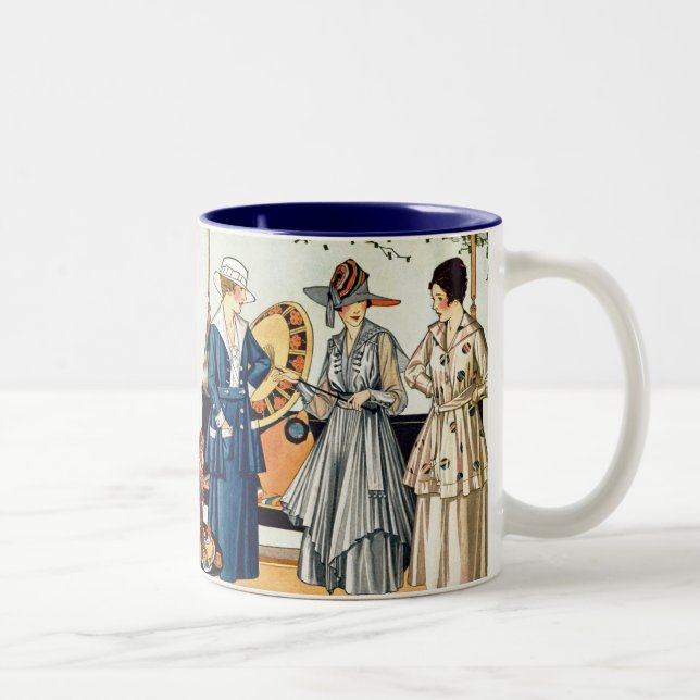 Caneca De Café Em Dois Tons Senhoras Modas (Direita)