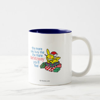 Caneca De Café Em Dois Tons Sensação Christmasy