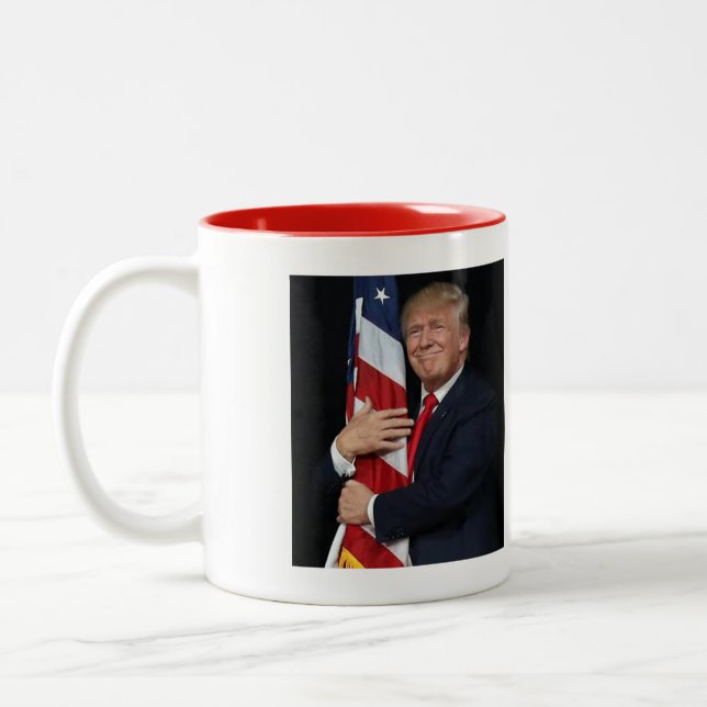 Caneca De Café Em Dois Tons Sente Minha Falta Ainda - Presidente Trump? (Esquerda)