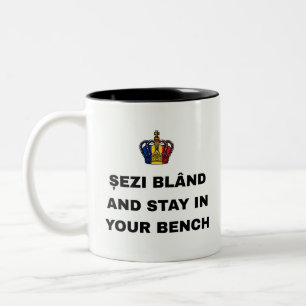 CANECA DE CAFÉ EM DOIS TONS SENTE-SE BEM E FIQUE NA SUA BANCA