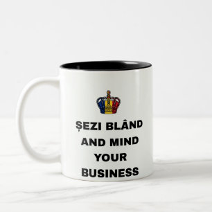 CANECA DE CAFÉ EM DOIS TONS SENTE-SE TRANQUILAMENTE E DEIXE OS OUTROS EM PAZ