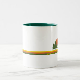 Caneca De Café Em Dois Tons Sequoia Parque Nacional Pinheiros Sol