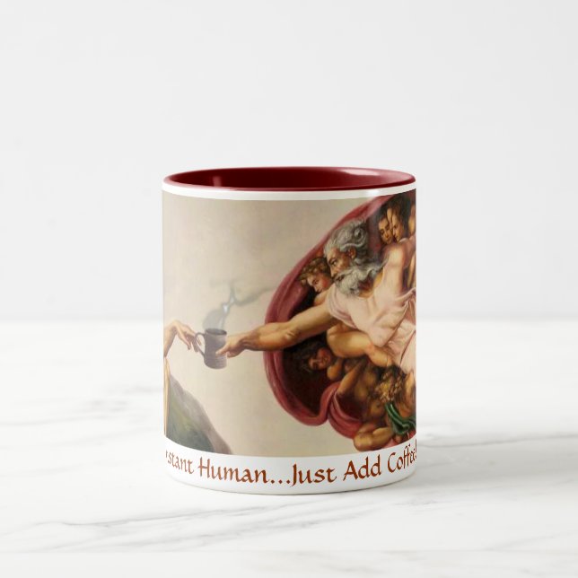 Caneca De Café Em Dois Tons Ser humano imediato (Centro)
