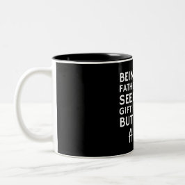 Caneca De Café Em Dois Tons Ser seu sogro parece ser presente suficiente