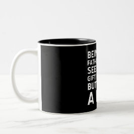 Caneca De Café Em Dois Tons Ser seu sogro parece um presente suficiente