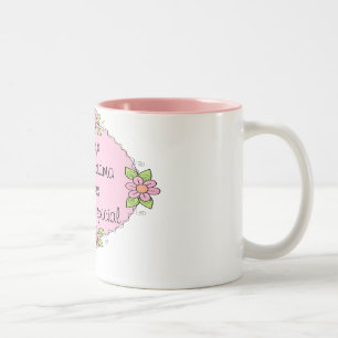 Caneca De Café Em Dois Tons Ser uma bisavó torna todo dia especial