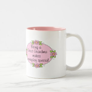 Caneca De Café Em Dois Tons Ser uma bisavó torna todos os dias especiais