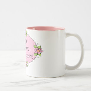 Caneca De Café Em Dois Tons Ser uma Oma torna todos os dias especiais