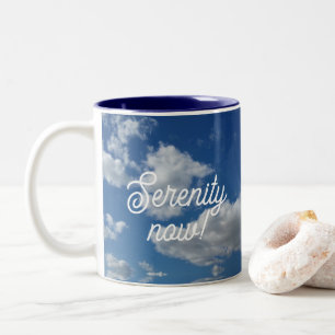 Caneca De Café Em Dois Tons Serenidade agora!