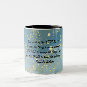 Caneca De Café Em Dois Tons Serenity Prayer Mug