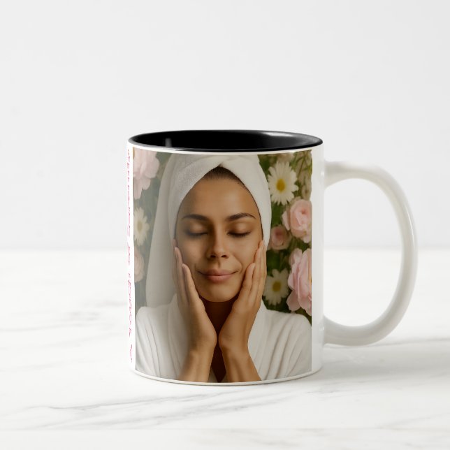 Caneca De Café Em Dois Tons Serenity Spa Glow (Direita)