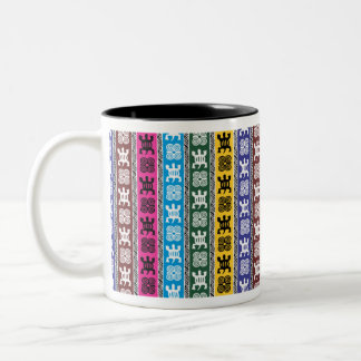 Caneca De Café Em Dois Tons Série African Element Art