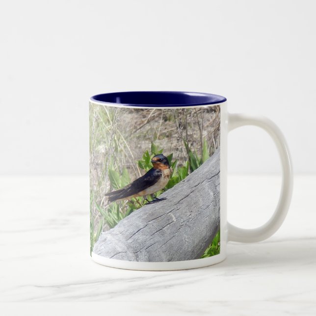 Caneca De Café Em Dois Tons Série Barn Swallow (Direita)