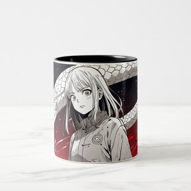 Caneca De Café Em Dois Tons Serpente e Mug Fortune (Centro)