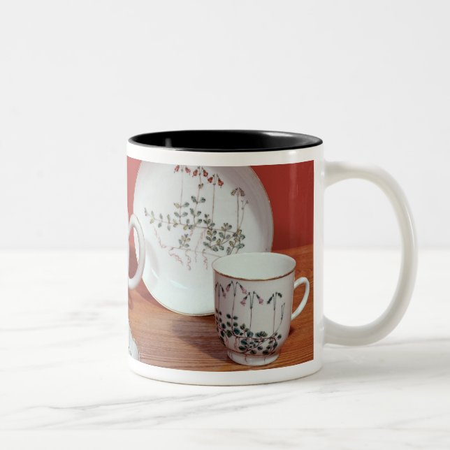 Caneca De Café Em Dois Tons Serviço de chá apresentado a Carl Linnaeus (Direita)