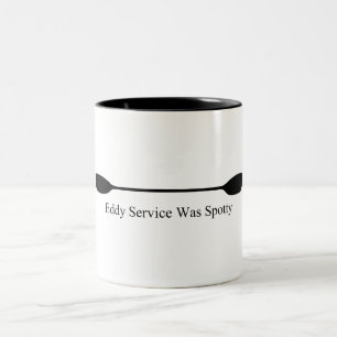 Caneca De Café Em Dois Tons Serviço de Redemoinho Foi Irregular Remo de Caiaqu