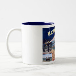 Caneca De Café Em Dois Tons Serviço naval de Canadá
