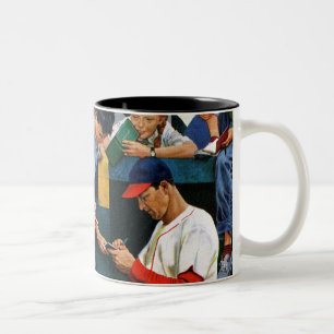 Caneca De Café Em Dois Tons Sessão autógrafo