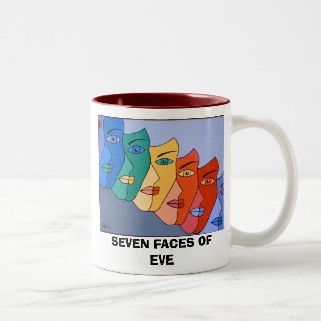 CANECA DE CAFÉ EM DOIS TONS SETE CARAS DA VÉSPERA (Direita)