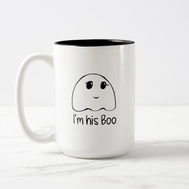 Caneca De Café Em Dois Tons Seu amor (Esquerda)