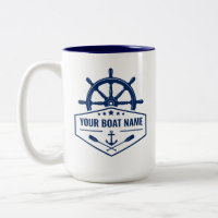 Seu Nome De Barco Náutico Âncora De Orelhas Grande