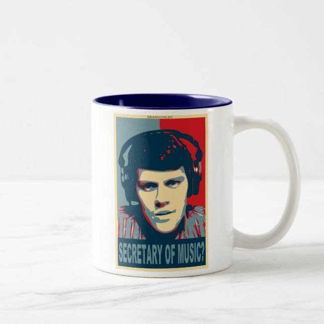 Caneca De Café Em Dois Tons Seu Obamicon.Me (Direita)