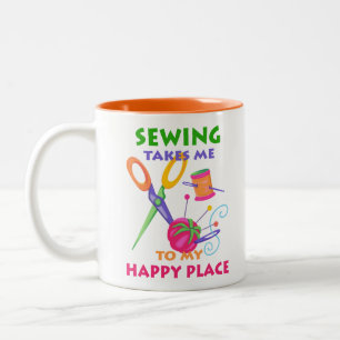 CANECA DE CAFÉ EM DOIS TONS SEWING TOMA-ME