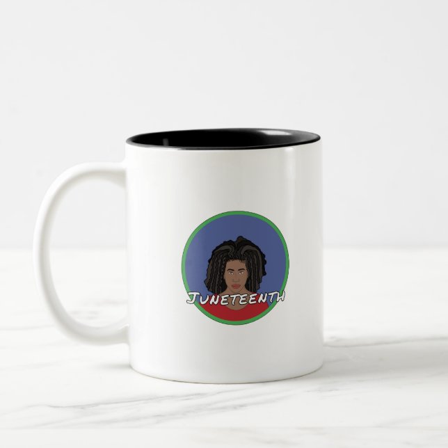 Caneca De Café Em Dois Tons Sexta Menina Negra (Esquerda)