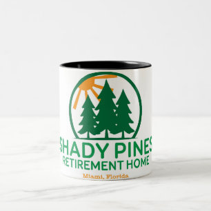 Caneca De Café Em Dois Tons Shady Pines Mug