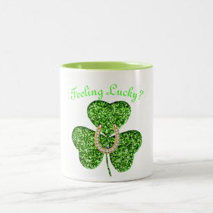 Caneca De Café Em Dois Tons Shamrock and Horserrady Mug