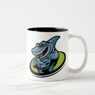 Caneca De Café Em Dois Tons shark