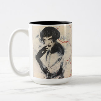 Caneca De Café Em Dois Tons She Who Is...