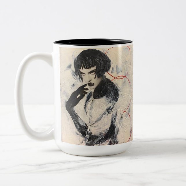 Caneca De Café Em Dois Tons She Who Is... (Esquerda)