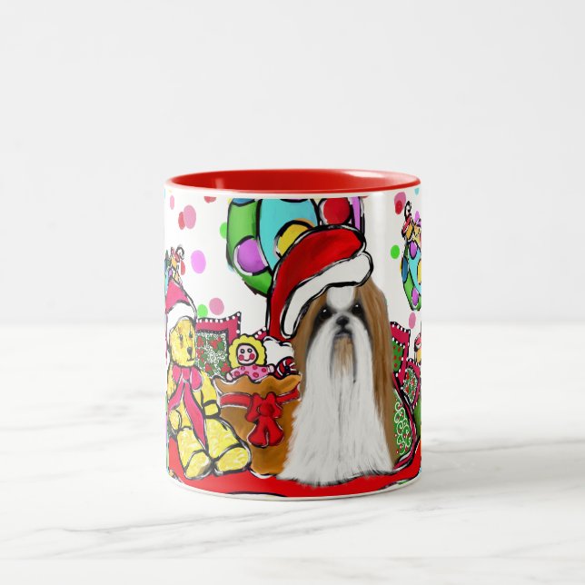 CANECA DE CAFÉ EM DOIS TONS SHIH TZU (Centro)