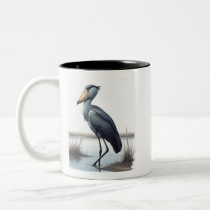 Caneca De Café Em Dois Tons Shoebill Stork