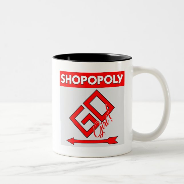 Caneca De Café Em Dois Tons Shopopoli (Direita)