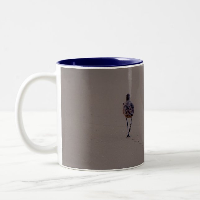 Caneca De Café Em Dois Tons Shorebird só (Esquerda)