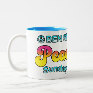 Caneca De Café Em Dois Tons Show de Domingo de Paz e Amor de Ben Sherman