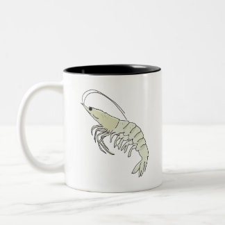 Caneca De Café Em Dois Tons Shrimp la crevette