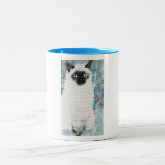 Caneca De Café Em Dois Tons siamês (Centro)