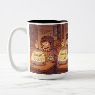 Caneca De Café Em Dois Tons Silêncio Antes da Eclosão