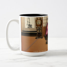Caneca De Café Em Dois Tons Silky Rice Powder