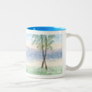 Caneca De Café Em Dois Tons Silver Lake Costa Oeste de Michigan