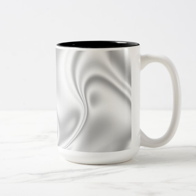 Caneca De Café Em Dois Tons Silver Satin (Direita)