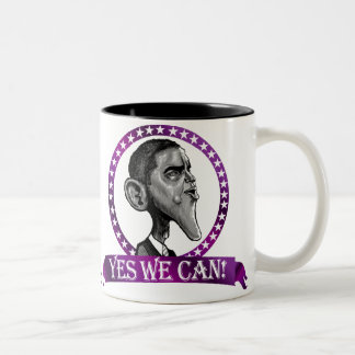 Caneca De Café Em Dois Tons Sim nós podemos agredir